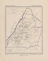 Historische kaart, plattegrond van gemeente Dwingelo in Drenthe uit 1867 door Kuyper van Kaartcadeau.com