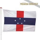 Vlag Antillen 40x60cm - Kwaliteitsvlag - Geschikt voor buiten