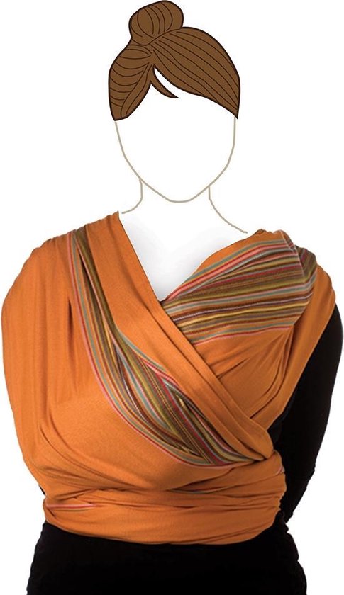 Babylonia BB SLEN Draagdoek Baby - 560 cm - Pumpkin