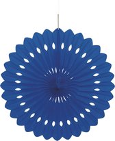 UNIQUE - Donkerblauwe rozet 40 cm