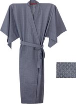 TA-HWA - Japanse Kimono - Heren Yukata -  Zwart - Kogara - One Size