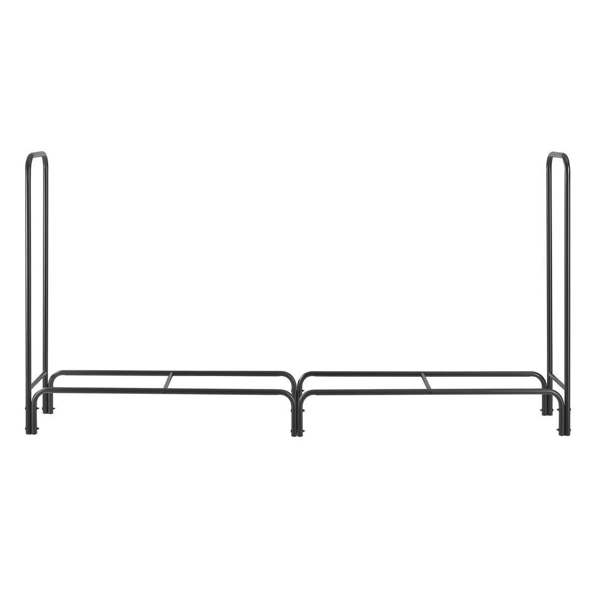 Modern Houtrek Houtopslag Haardhout aanmaakhout opslag - Brandhout - Haardhoutbak Design - Zwart