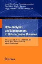 Data Analytics and Management in Data Intensive Domains