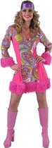Funky Colours Dames Jurk - Carnavals kostuum vrouwen maat 38/40