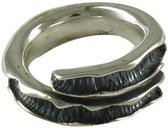 Exclusieve Handgemaakte Zilveren Ring | 925 zilver | Damesring | Herenring | 16,50 mm. Maat 52