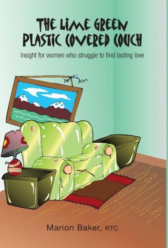 The Lime Green Plastic Covered Couch - cover