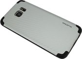 Xssive Hard Back Cover Case voor Samsung Galaxy S7 - Carbon Print - Zilver