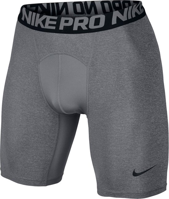 Nike Pro Short - Sportbroek - Carbon Heather/Black/Black - Heren Maat XL |  bol.com