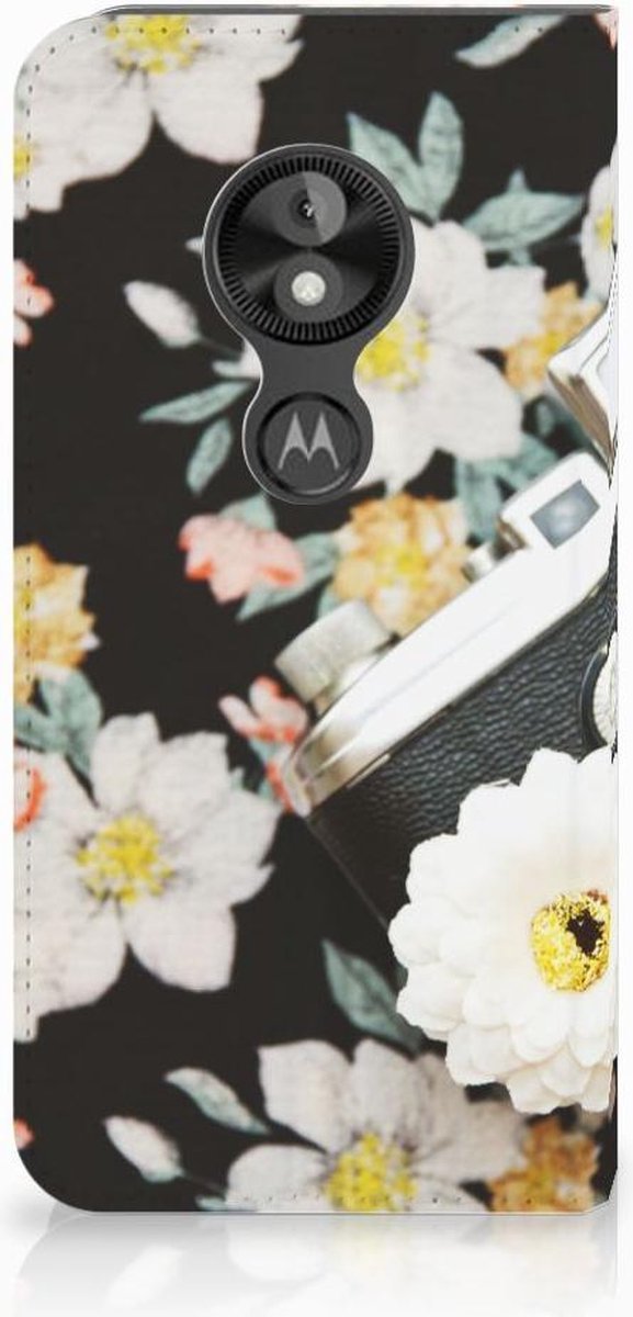 Motorola Moto E5 Play Stand Case Vintage Camera