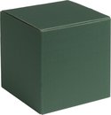 Geschenkdoosjes vierkant-kubus karton   12x12x12cm DONKERGROEN (100 stuks)