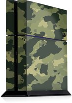 Playstation 4 Console Skin Camouflage Groen Sticker