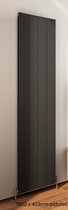 EB Vesima vertical aluminium radiator 1800 x 403 mat antraciet