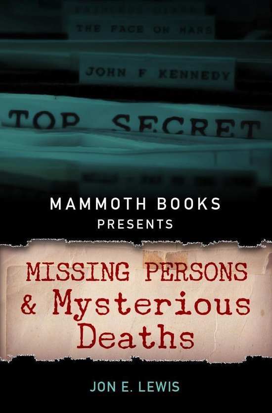 Mammoth Books Presents Missing Persons and Mysterious Deaths - cover