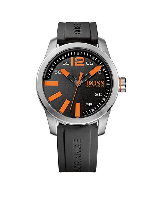 Hugo Boss Orange Paris HO1513059 - Horloge - Siliconen - Zwart - 44 mm |  bol.com