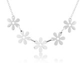 Montebello Ketting Blume - 316L Staal - Bloem - 19mm - 60cm