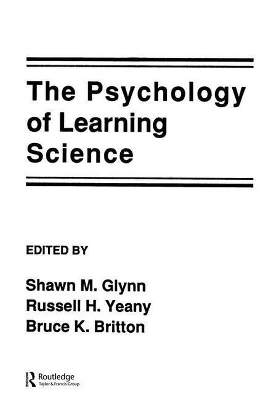 The Psychology of Learning Science - cover