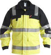 FE Engel Safety+ Jas EN 20471 1235-820 - Geel/Zwart 3820 - XL