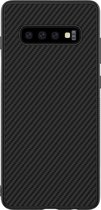 Nillkin HardCase Synthetisch Carbon Samsung Galaxy S10+ - Zwart