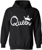 Queen | hoodie sweater | black | Small