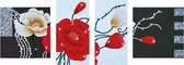 Art Deco Poppies Diamond Dotz 142x50 cm