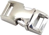 3x Paracord  metalen buckle / sluiting - Silver