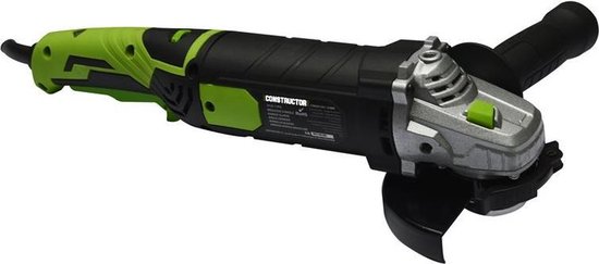 Haakse slijper, 1200 W, 125 mm, variabele snelheid, opbergkoffer Constructor