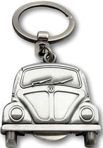 VW Beetle  Sleutelhanger Vintage zilver kleur