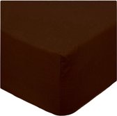 Senzatione katoen Hoeslaken bruin - 200x220+30