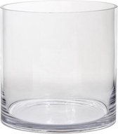 Mica vaas zita glas h20d20 transparant