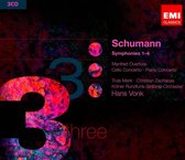 Schumann: Symphonies Nos. 1-4; Manfred Overture; Piano Concerto; Cello Concerto