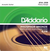 D'Addario A-Git.Saiten EJ18 14-59 Phosphor Bronze - Akoestische gitaarsnaren