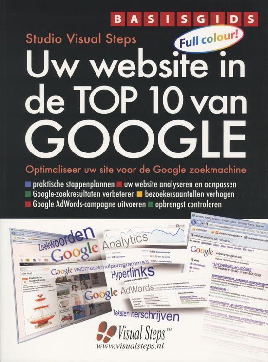 Basisgids Uw website in de top 10 van Google - cover