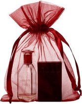 Shingyo 100 stuks organza zakje 20x28cm - Product Kleur: Bordeaux rood