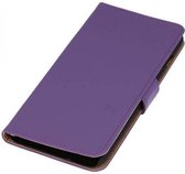 Bookstyle Wallet Case Hoesjes voor Galaxy Grand 2 G7102 Paars