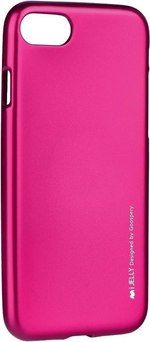 iPhone 7 - i Jelly Metal - Hot Pink