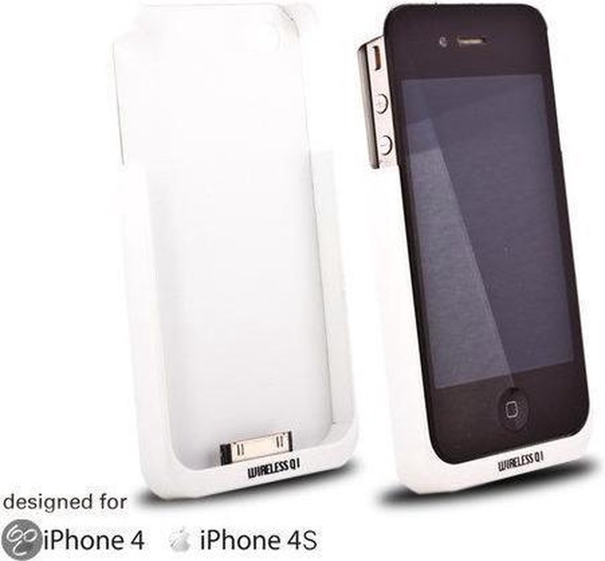 draadloos Pat Drama Qi Hoesje voor draadloos opladen iPhone 4/4s - Ikea | bol.com