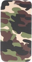 Army Slim Folio Case voor iPhone X Donker Groen