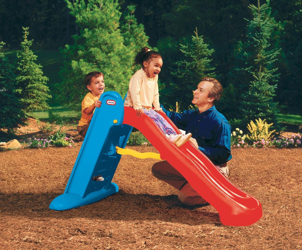 Little Tikes Glijbaan Large Slide - Peuter -Voor Buiten - Blauw Rood — afbeelding 4