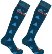 Salomon Team  Wintersportsokken - Maat 23-26 - Unisex - donker blauw