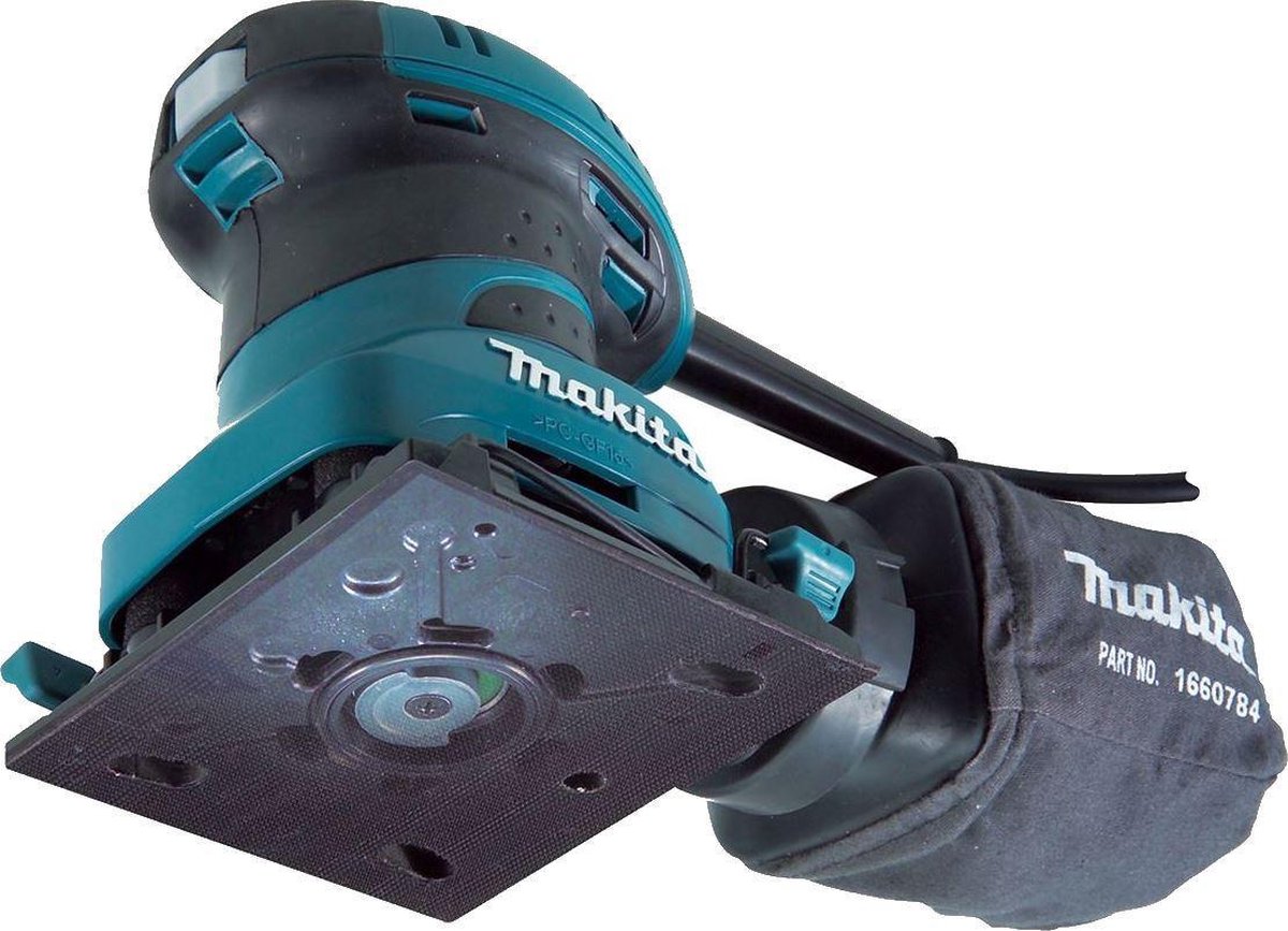 Makita BO4555K Vlakschuurmachine - 200 W - 102 x 112 mm schuuroppervlak – foto 5