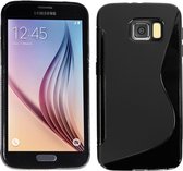S-Line TPU Siliconen  Cover voor Samsung Galaxy S6 - Zwart