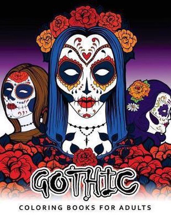Gothic Coloring Books for Adults, Adult Coloring Books | 9781545072066 ...