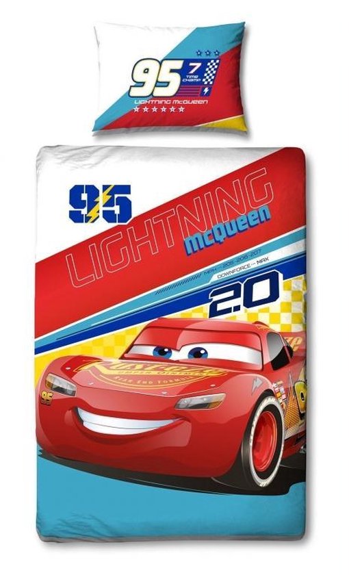 Cars 3 Lightning 1 persoons dekbedovertrek | bol.com