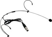 HQ-Power Headset met microfoon, voor MICW43 bodypack, met kabel, mini XLR, zwart