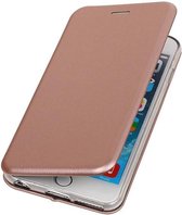 BestCases.nl Apple iPhone 6 Plus / 6s Plus Folio leder look booktype hoesje Roze