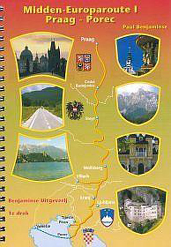 Midden-Europaroute 1 Praag - Porec - cover