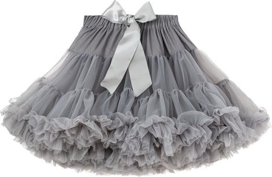 pedaal zoeken schijf Angels Face Meisjes Rok Petticoat Silver Cloud Grijs (Xlarge 10-12) Maat  140/152 | bol.com