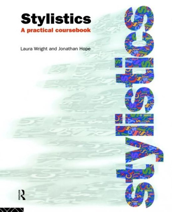 Stylistics A Prctical Coursebook - cover
