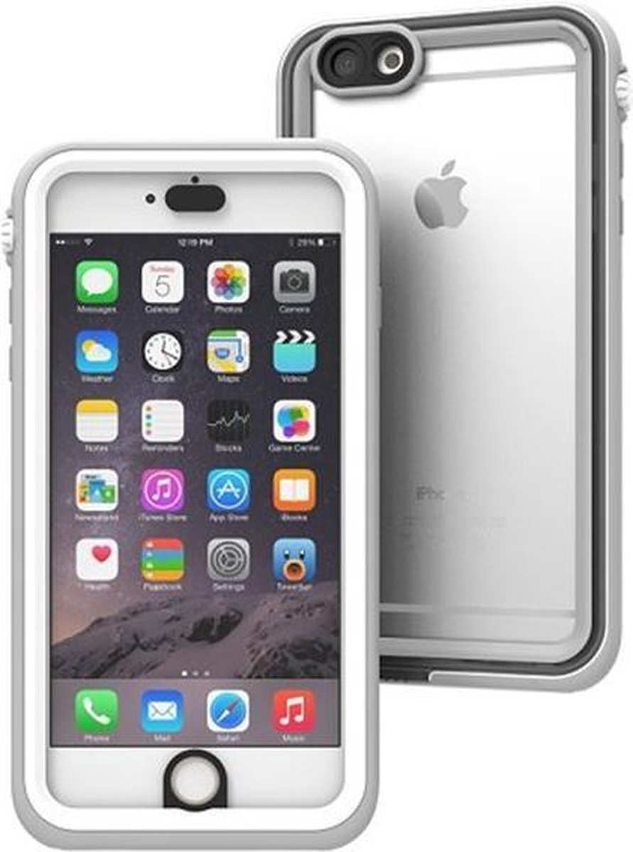 Catalyst iPhone 6 Plus Case waterdicht White & Mist Gray