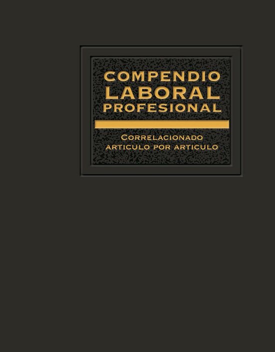 Compendio Laboral Profesional correlacionado artículo por a ... - cover